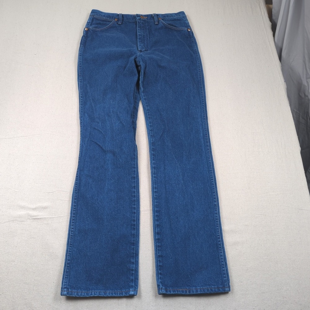 Wrangler Jeans Mens 32x34 Blue Cowboy Cut Western Rancher‎ Rodeo